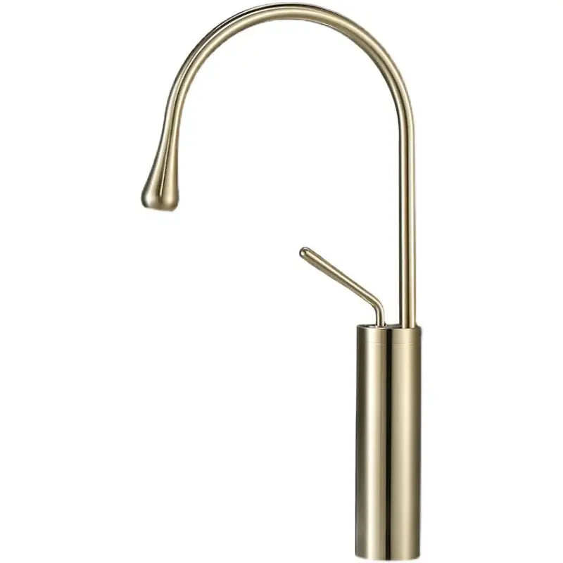 White Gold Swivel Faucet