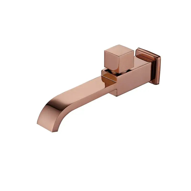 Brushed Gold Wall Faucet