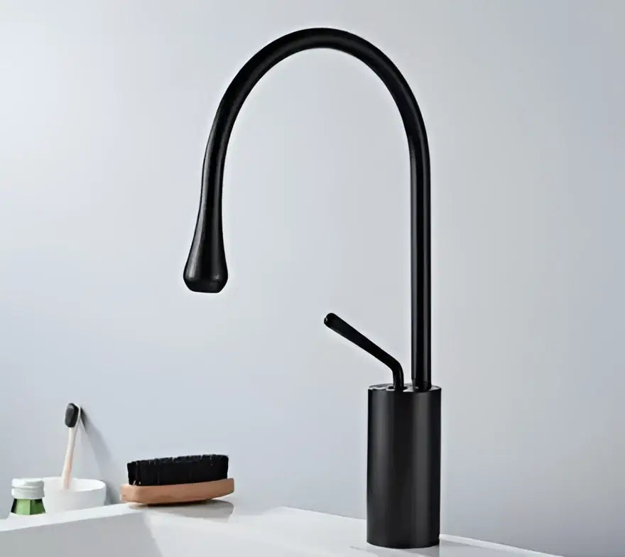 Gold Swivel Bathroom Faucet