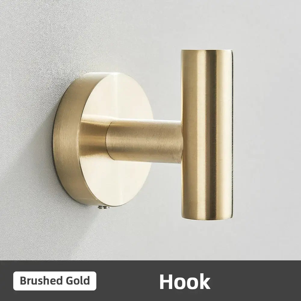 Gold Bathroom Accessories Set