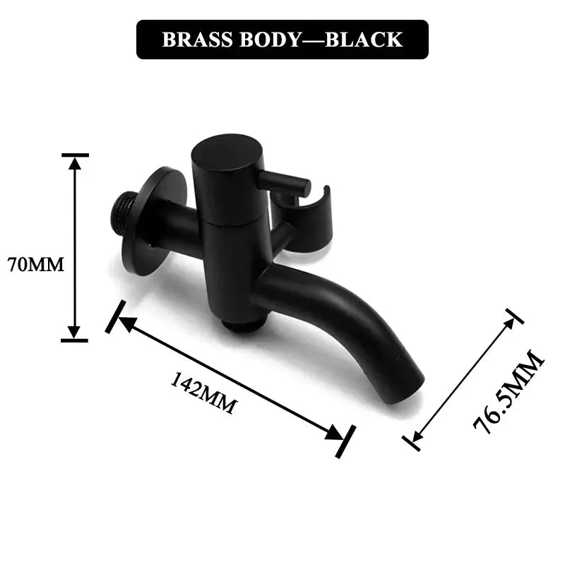Gold Bidet Faucet Set