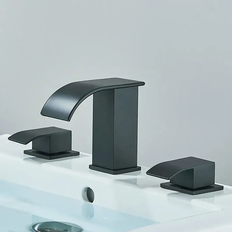 Brushed Gold Waterfall Faucet
