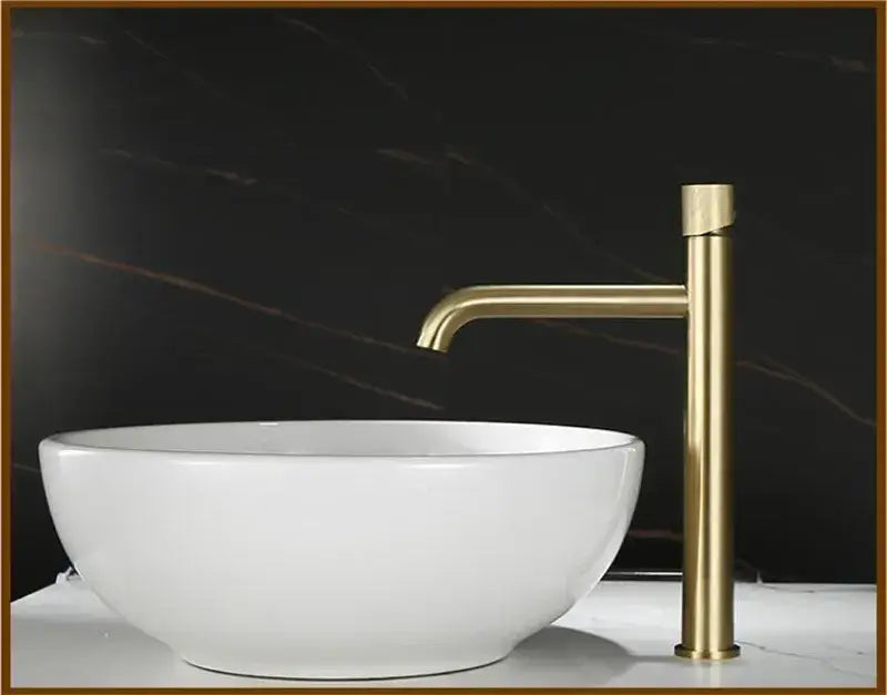 Gold Single Handle Faucet