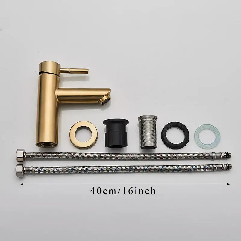 Brushed Gold Brass Faucet