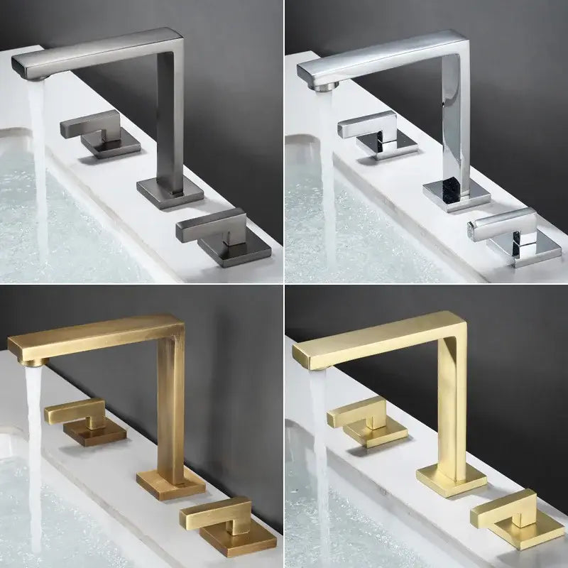 Gold Waterfall Sink Faucet
