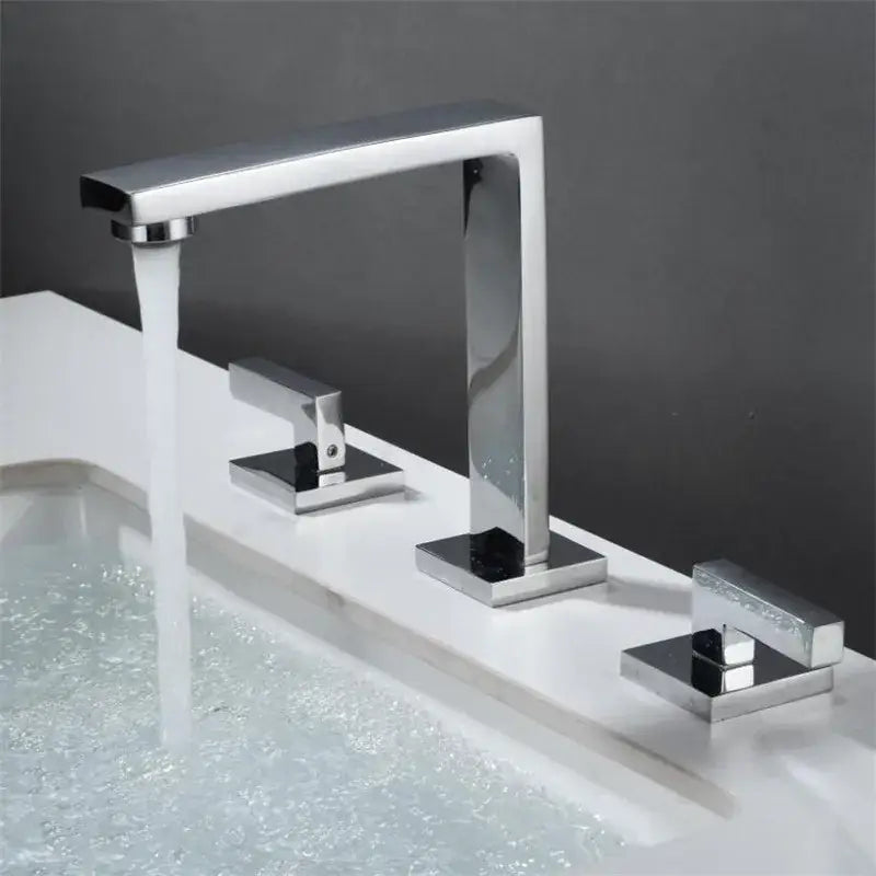 Gold Waterfall Sink Faucet