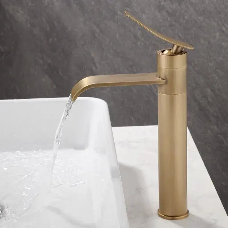 Bronze Waterfall Basin Mixer