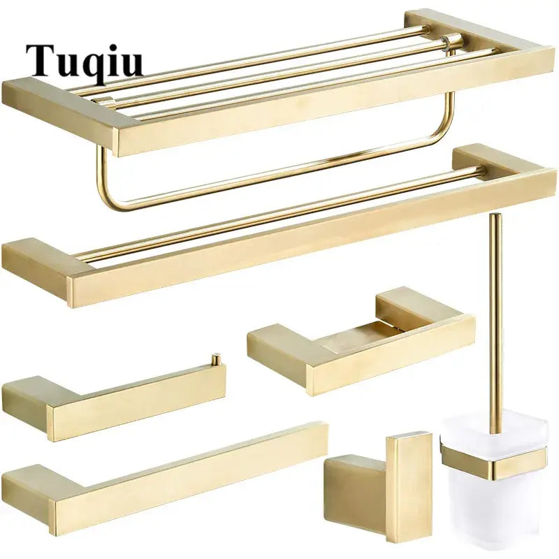Matt Gold Bath Set