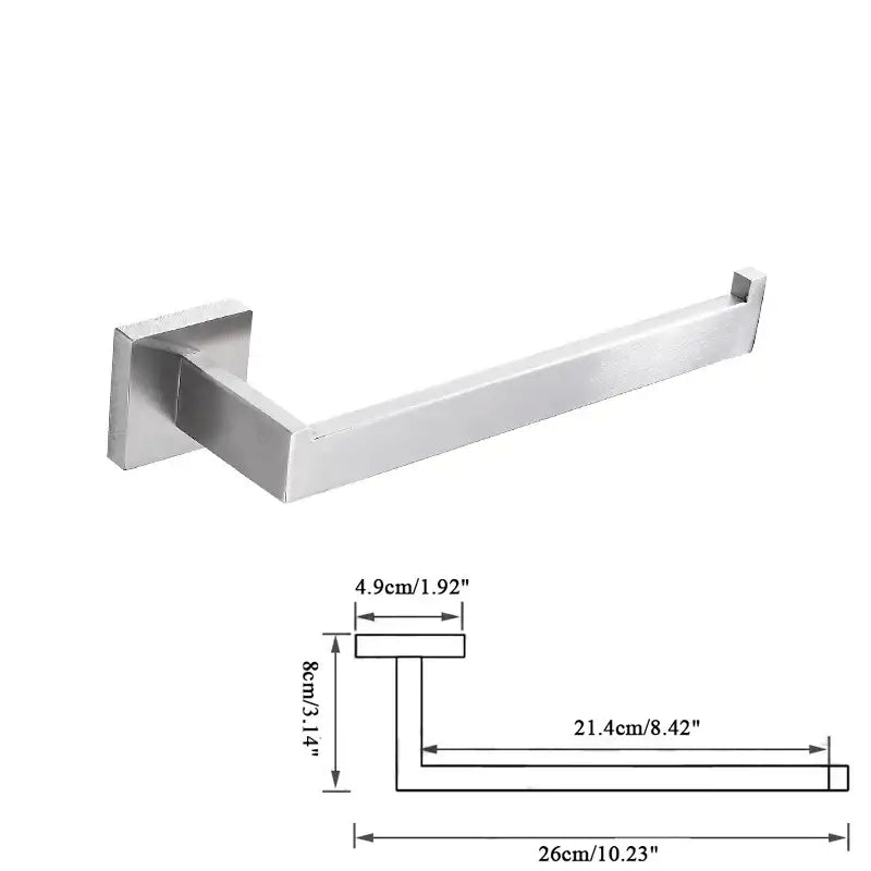 Nickel Bathroom Accessory Set