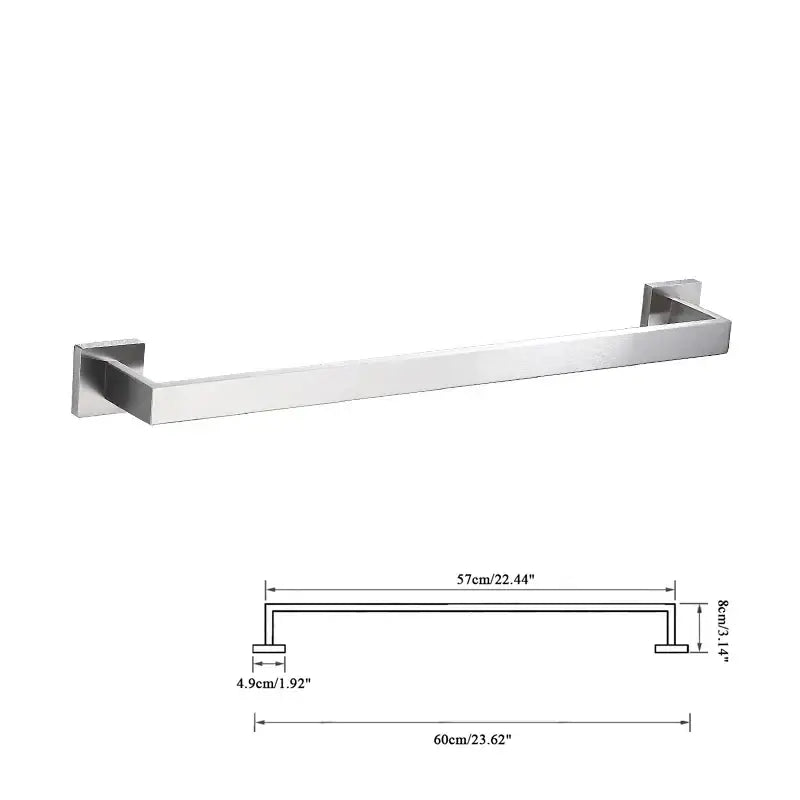 Nickel Bathroom Accessory Set