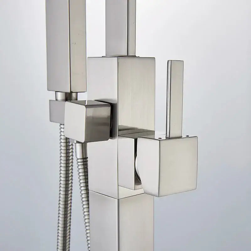Nickel Freestanding Tub Faucet
