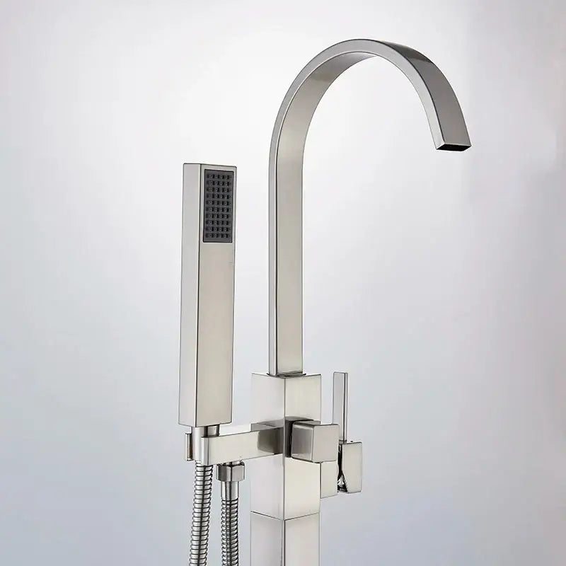 Nickel Freestanding Tub Faucet