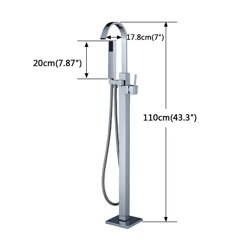 Nickel Freestanding Tub Faucet