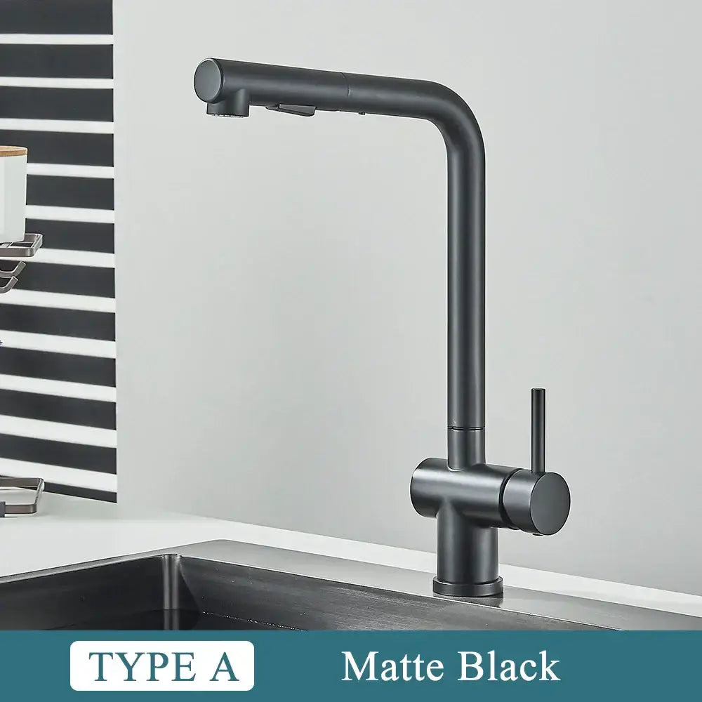Nickel Dual Spray Faucet