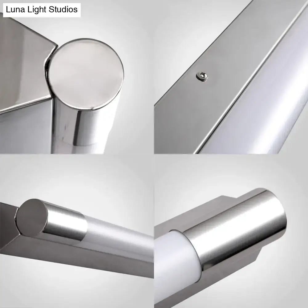 Nickel Warm Vanity Light