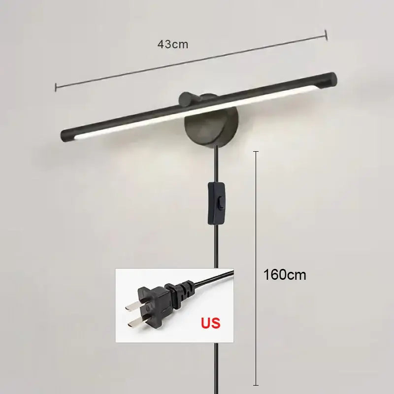 Nickel Motion Wall Lamp