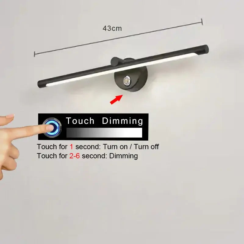 Nickel Motion Wall Lamp