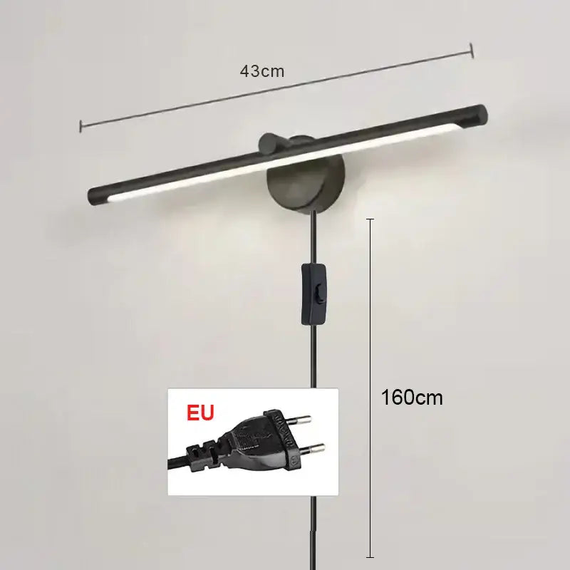 Nickel Motion Wall Lamp