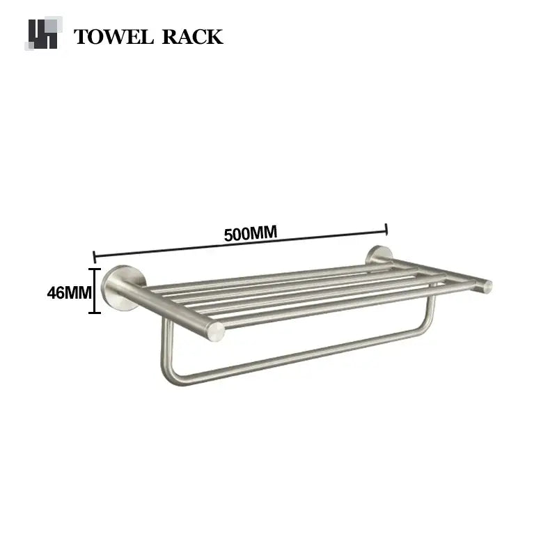 Nickel Towel Bar Set