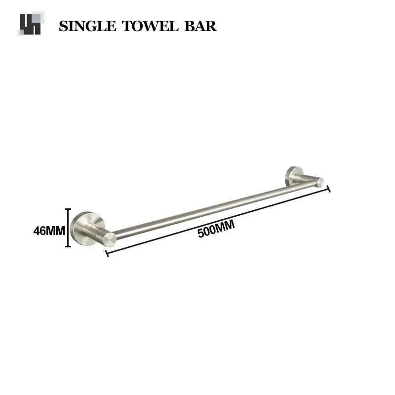 Nickel Towel Bar Set