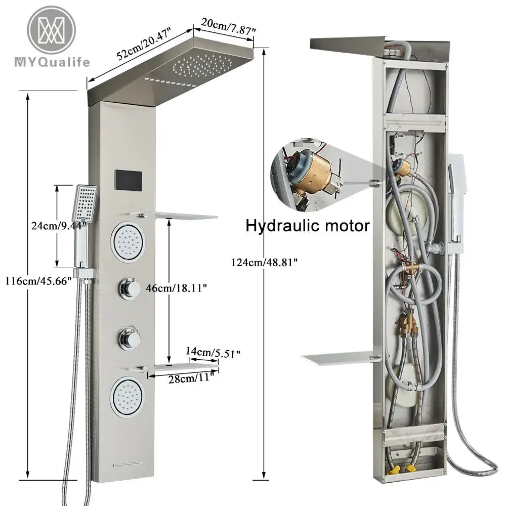 LED Light Shower Column