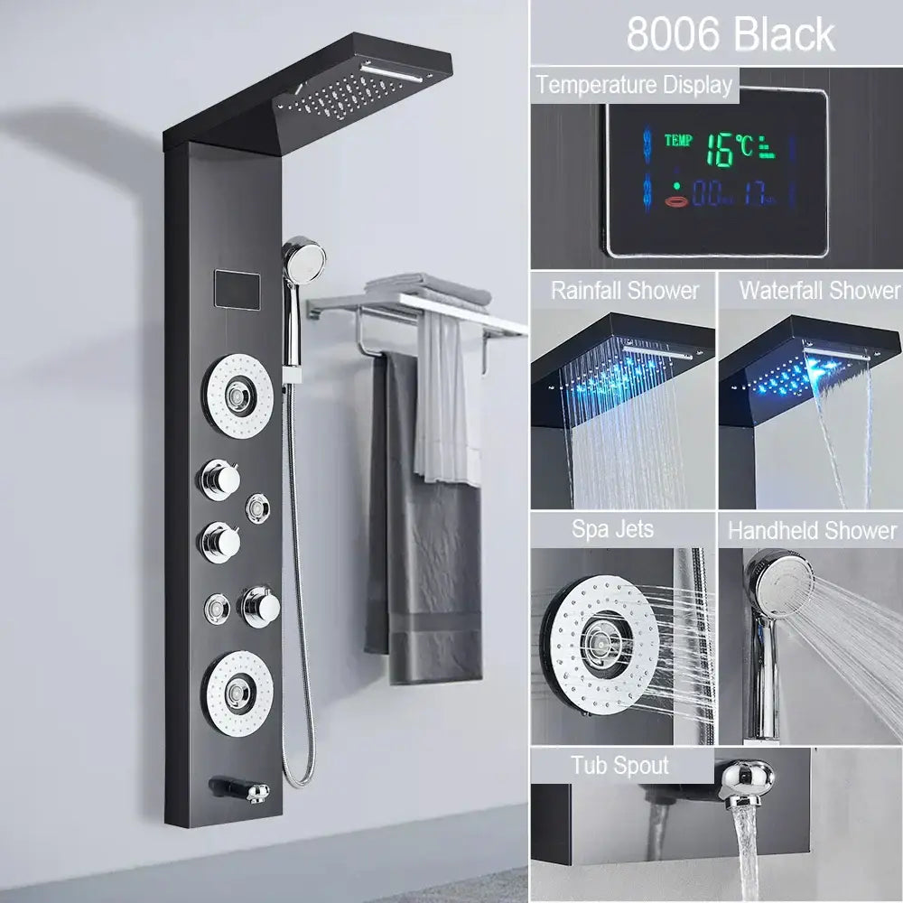 LED Light Shower Column