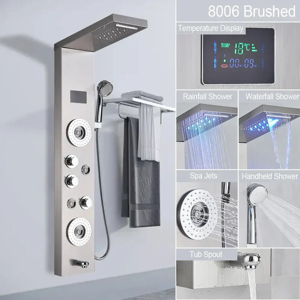 LED Light Shower Column