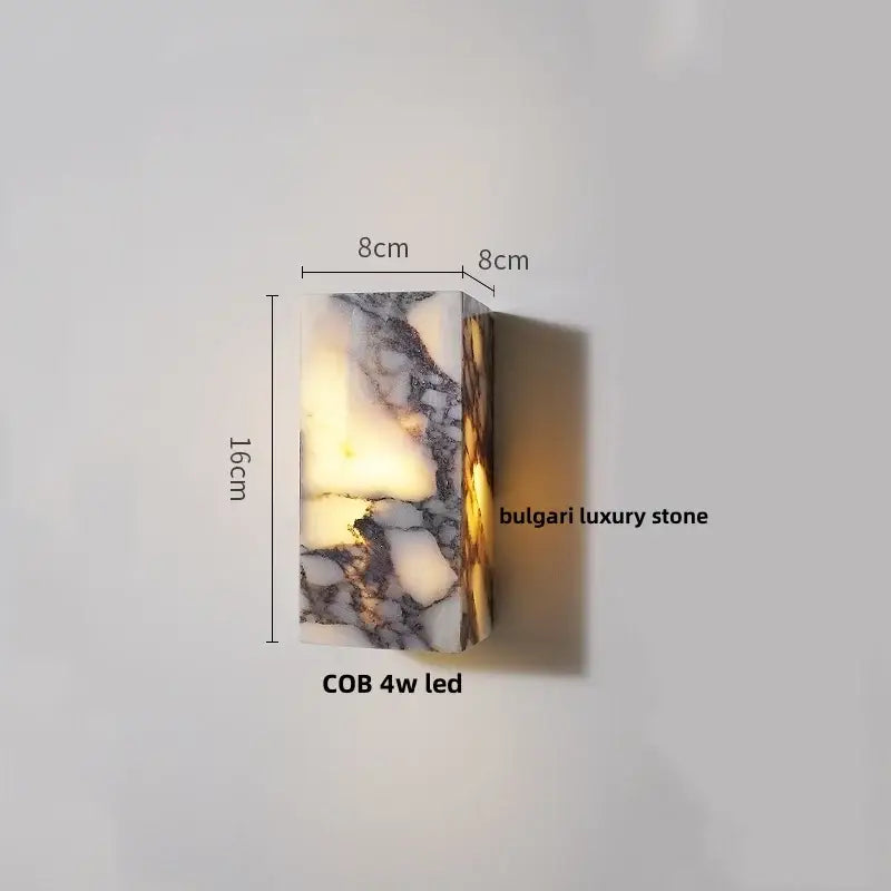 Alabaster Modern Wall Sconce