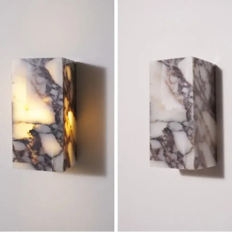 Alabaster Modern Wall Sconce