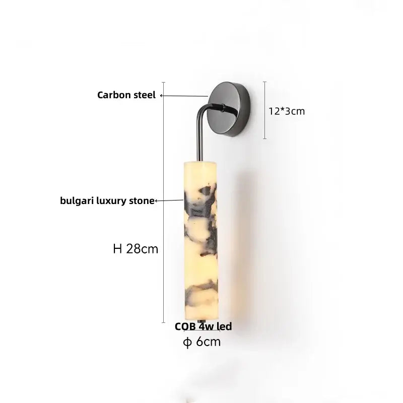 Alabaster Modern Wall Sconce