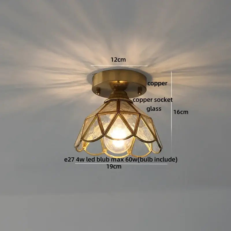 Tiffany Glass Ceiling Light