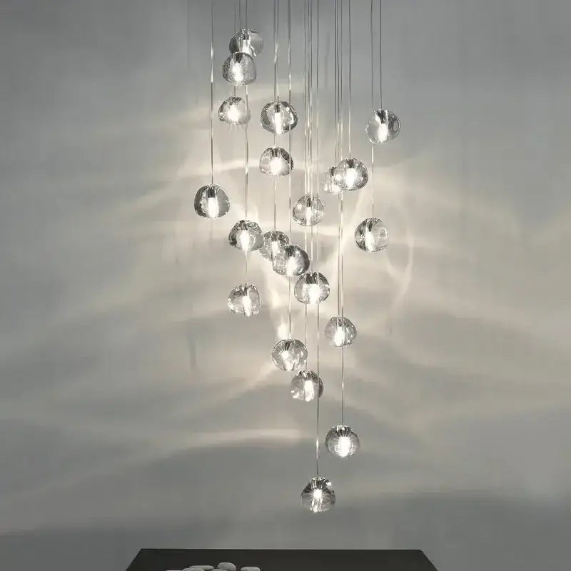 Crystal Ball Chandelier Light