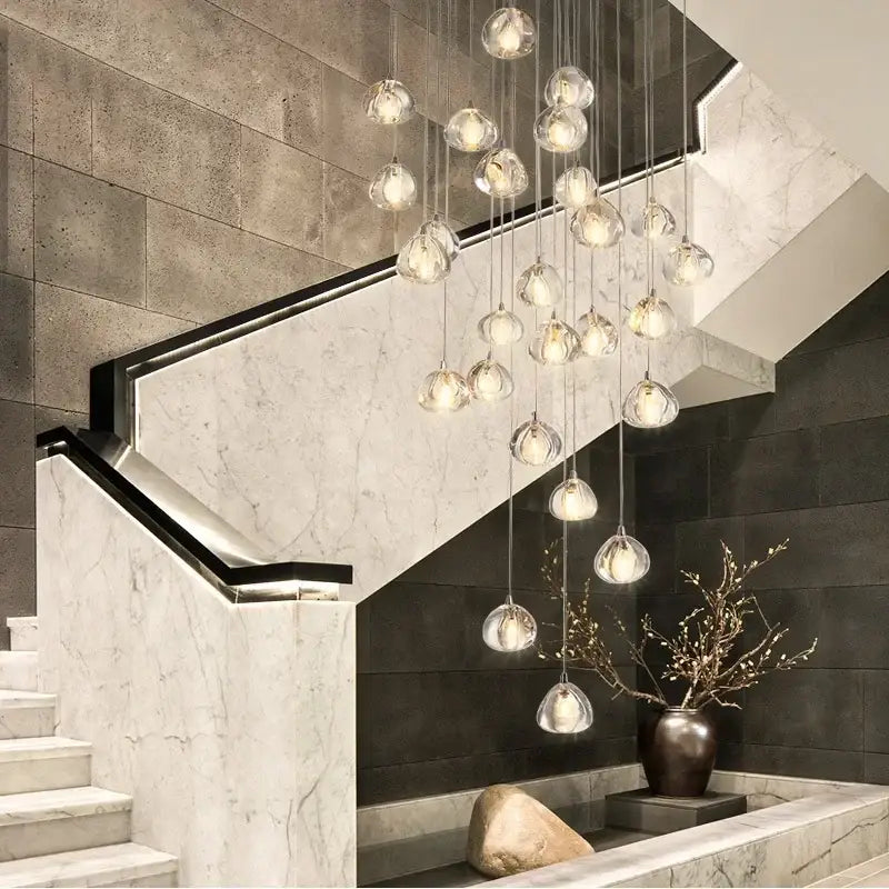 Crystal Ball Chandelier Light