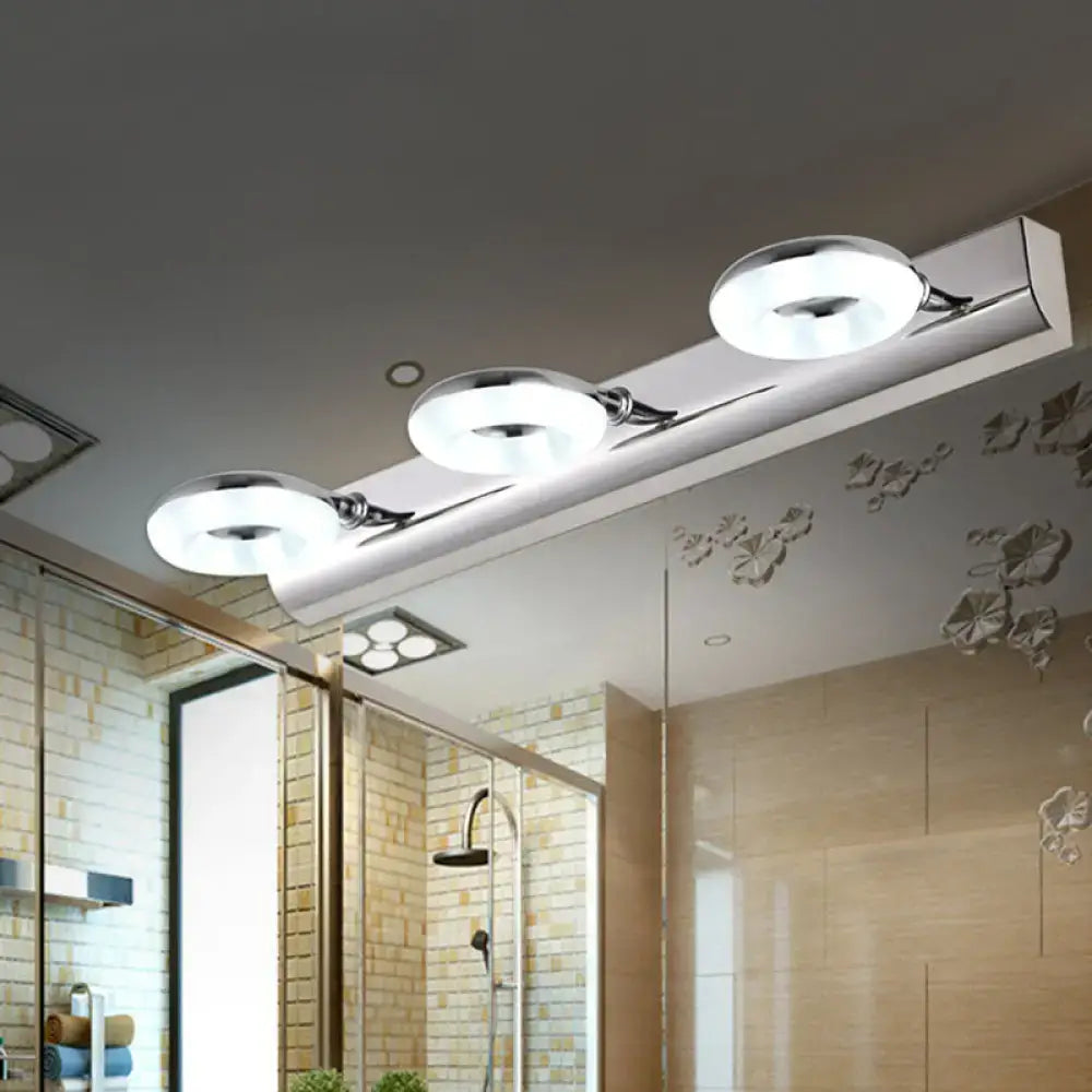 Silver Adjustable Wall Fixture