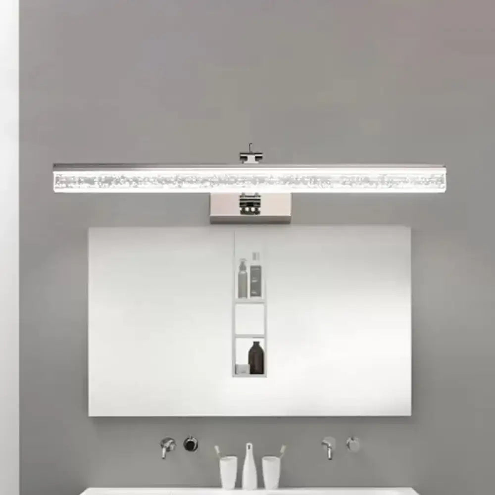 Chrome LED Vanity Light Five-Size Dual-Temp