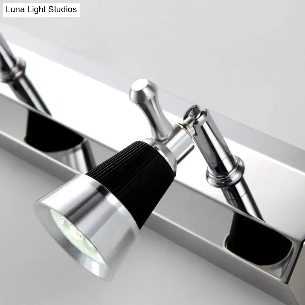 Chrome Cone Wall Lamp