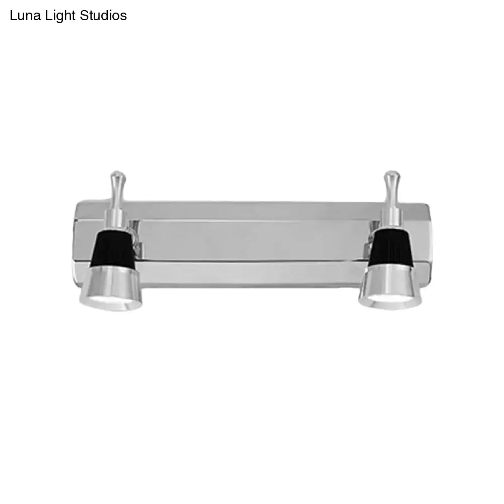 Chrome Cone Wall Lamp