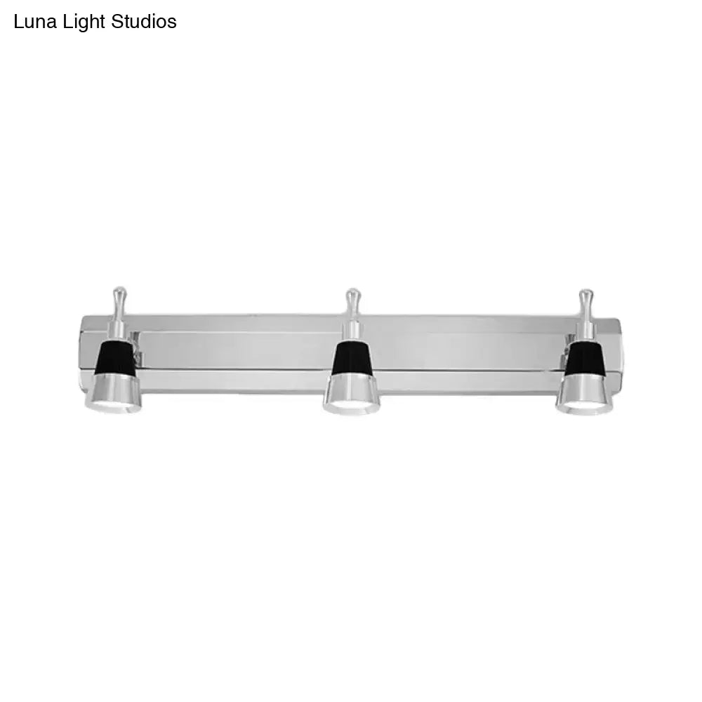 Chrome Cone Wall Lamp