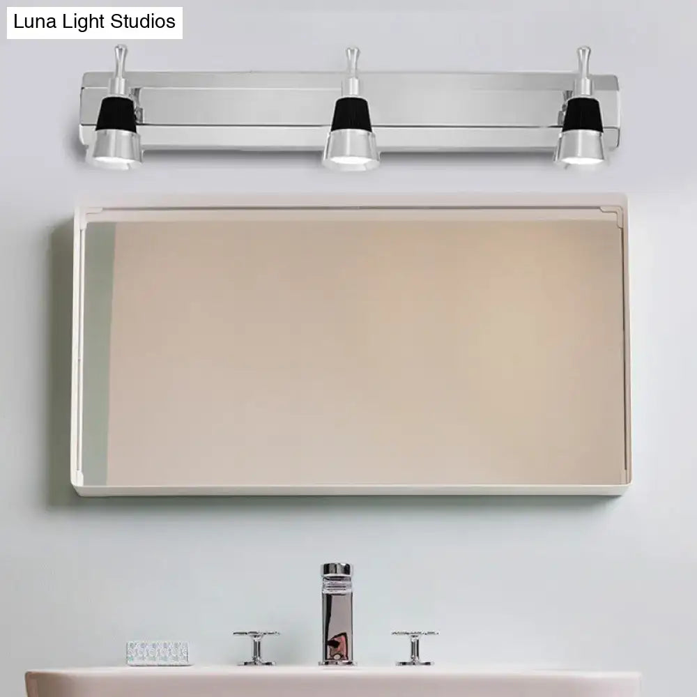 Chrome Cone Wall Lamp