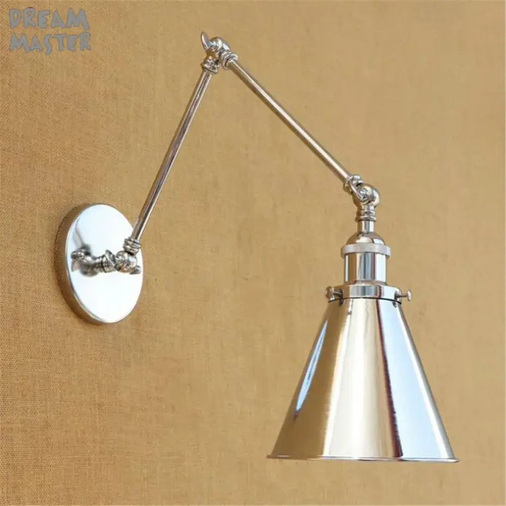 Chrome Articulated Wall Light