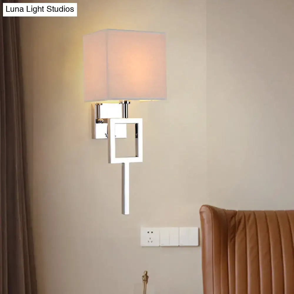Beige Square Wall Lamp
