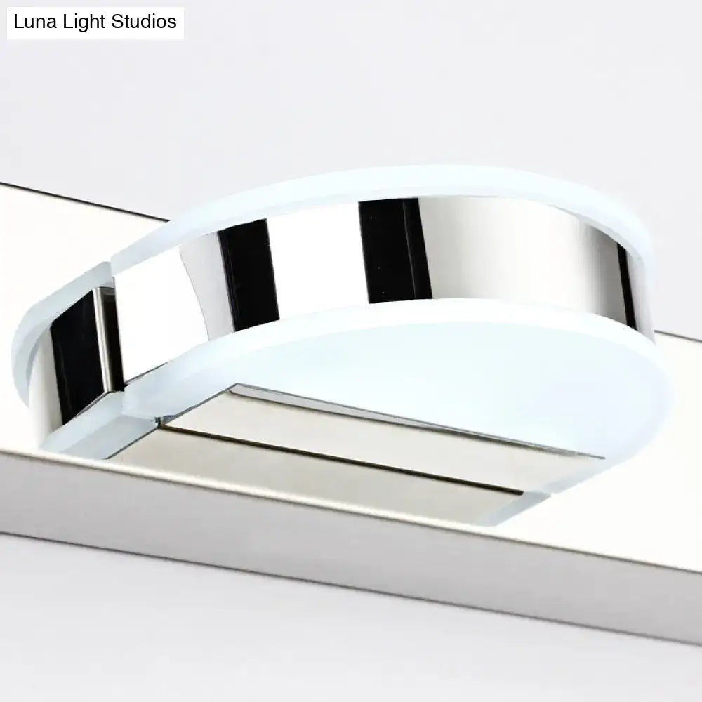 Nickel Geometric LED Light