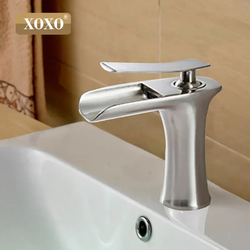 White Copper Waterfall Faucet