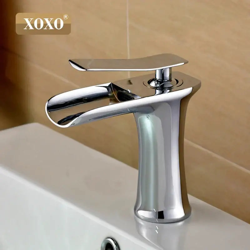 White Copper Waterfall Faucet