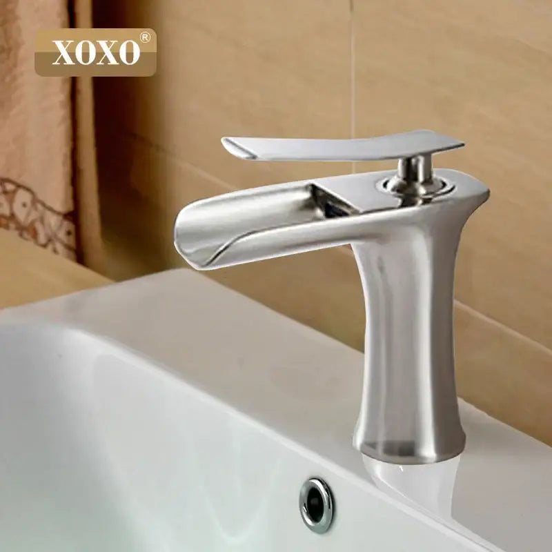White Copper Waterfall Faucet