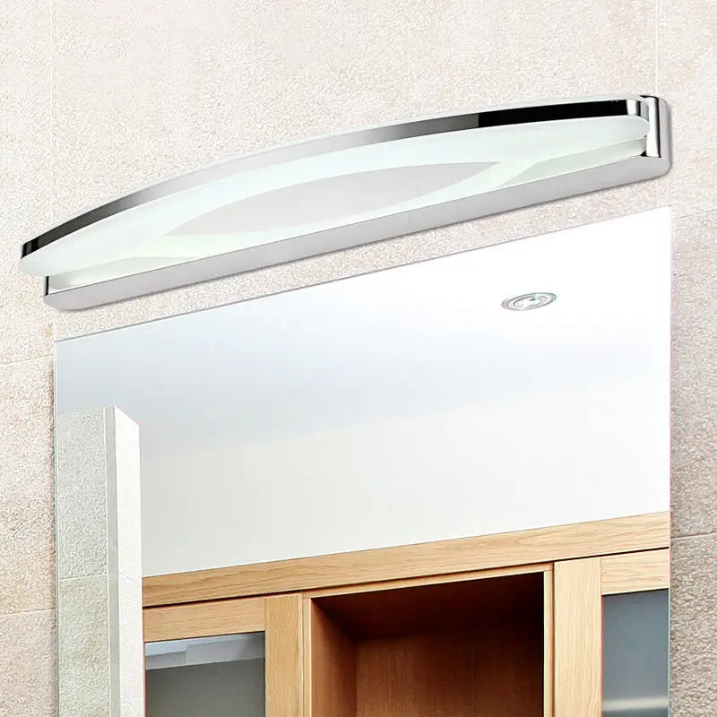 Chrome Arc Vanity Light