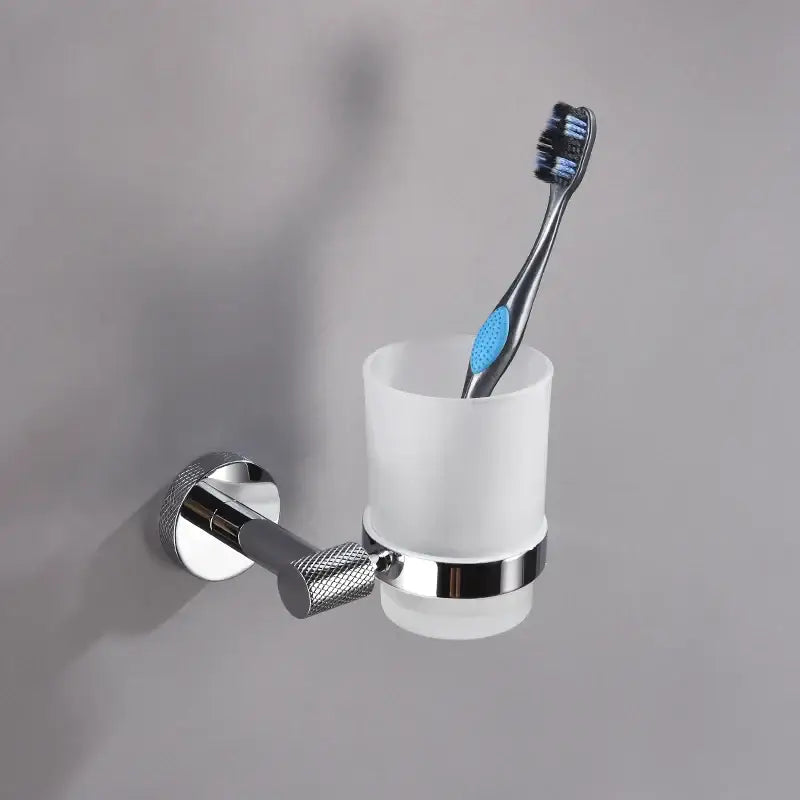 Chrome Bathroom Essentials Set