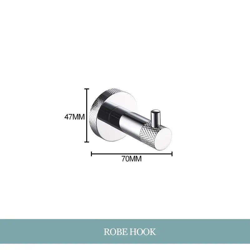 Chrome Bathroom Essentials Set