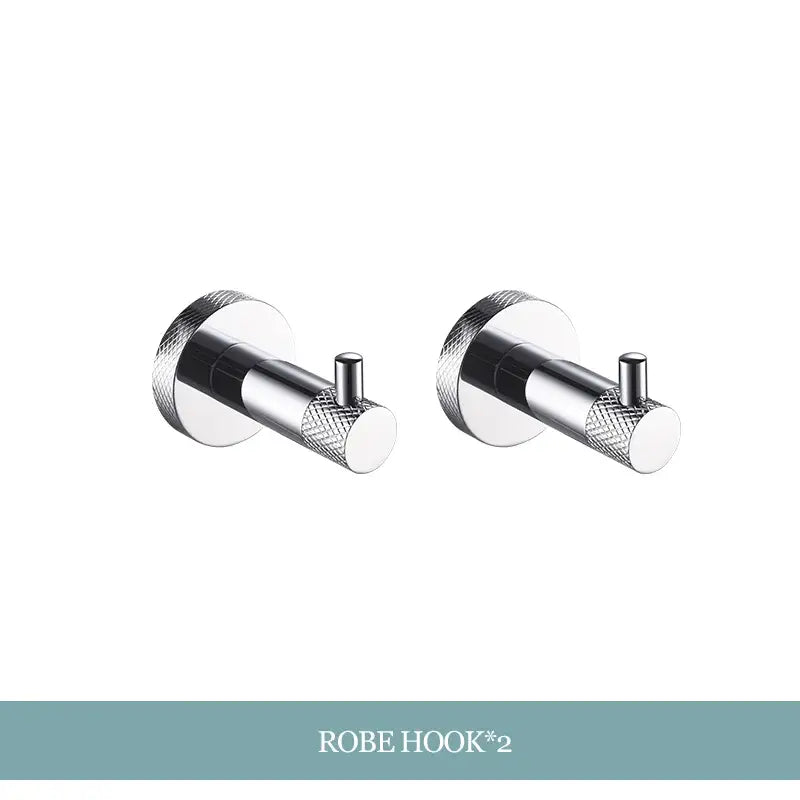 Chrome Bathroom Essentials Set