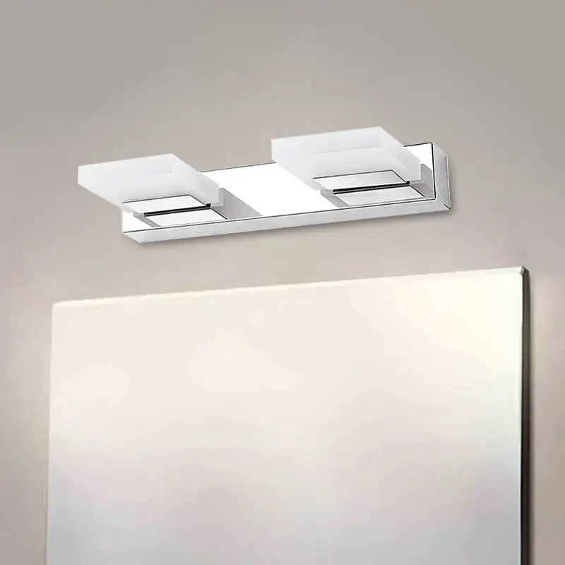 Chrome Vanity Light Acrylic 2-5 Light Options